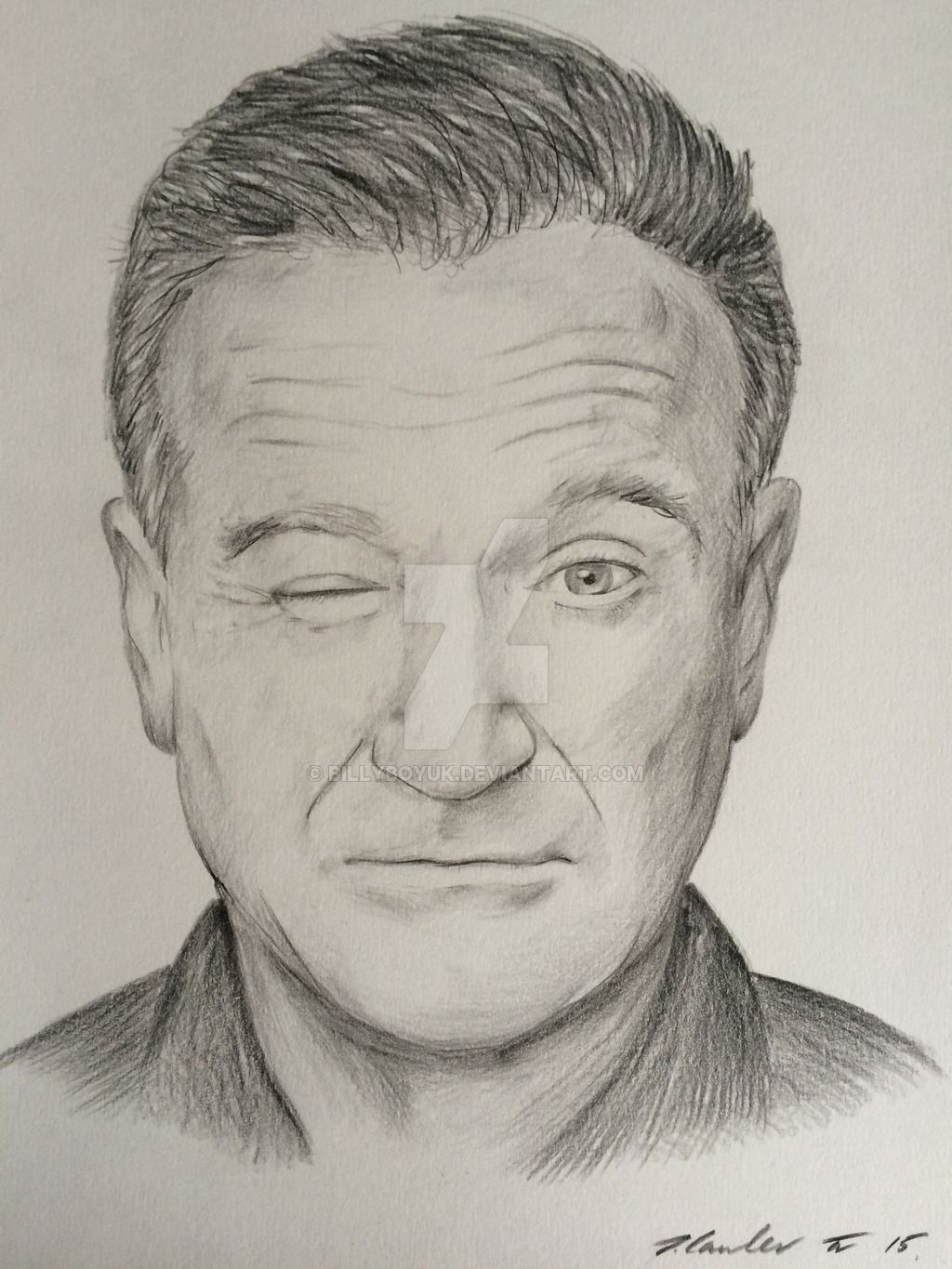 1024x1365 Robin Williams Pencil Drawing - Robin Williams Drawing