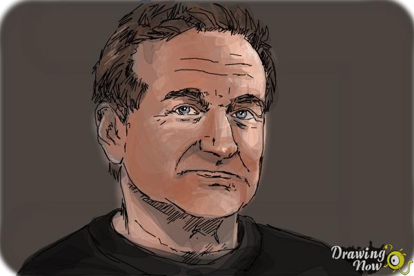 600x400 How To Draw Robin Williams - Robin Williams Drawing