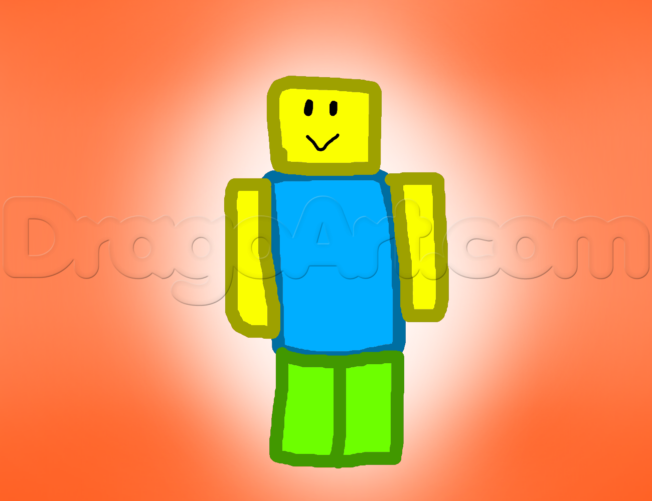 How To Draw Roblox Characters Step By Step Learn How To Draw - roblox avatar drawing easy