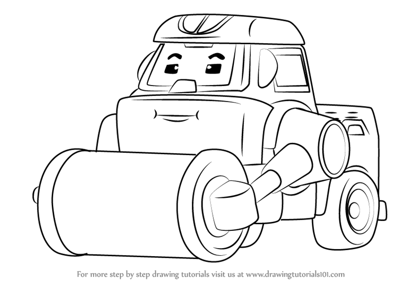 Robocar Poli Drawing at PaintingValley.com | Explore collection of ...