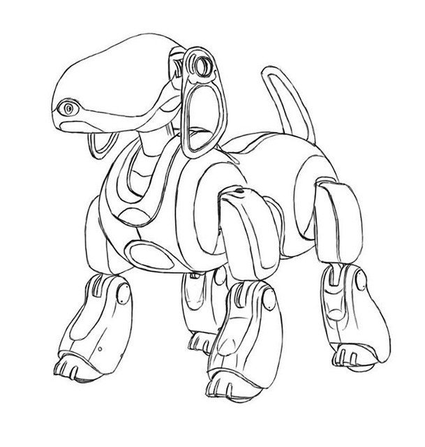 30+ Top For Easy Cute Robot Dog Drawing - Twin Fautation