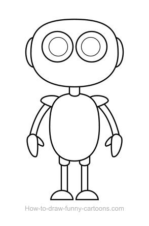 294x445 Pics For Gt Robot Drawing Pictures Kid Decor, Furniture, Etc - Robot Drawing Images