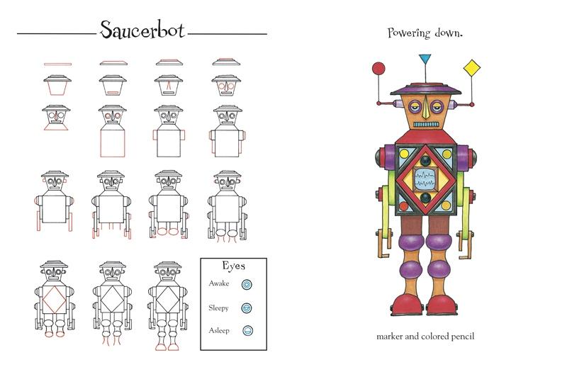800x518 ralph masiello's robot drawing book charlesbridge - Robot Drawing Images