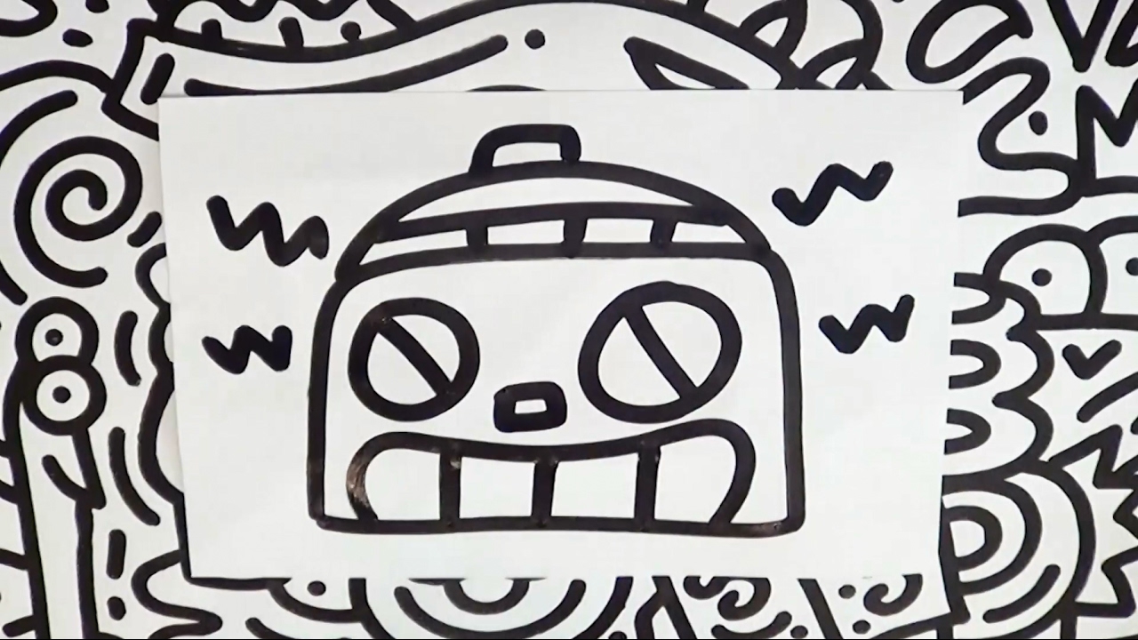 1280x720 How To Draw A Robot Face - Robot Face Drawing