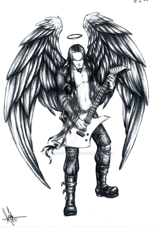 600x872 god of rock 'n' roll - Rock And Roll Drawings