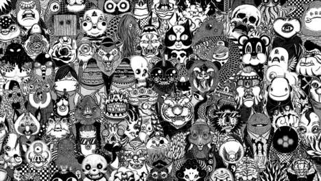 468x264 rock'n'roll demon depictions gerald leung drawings - Rock And Roll Drawings