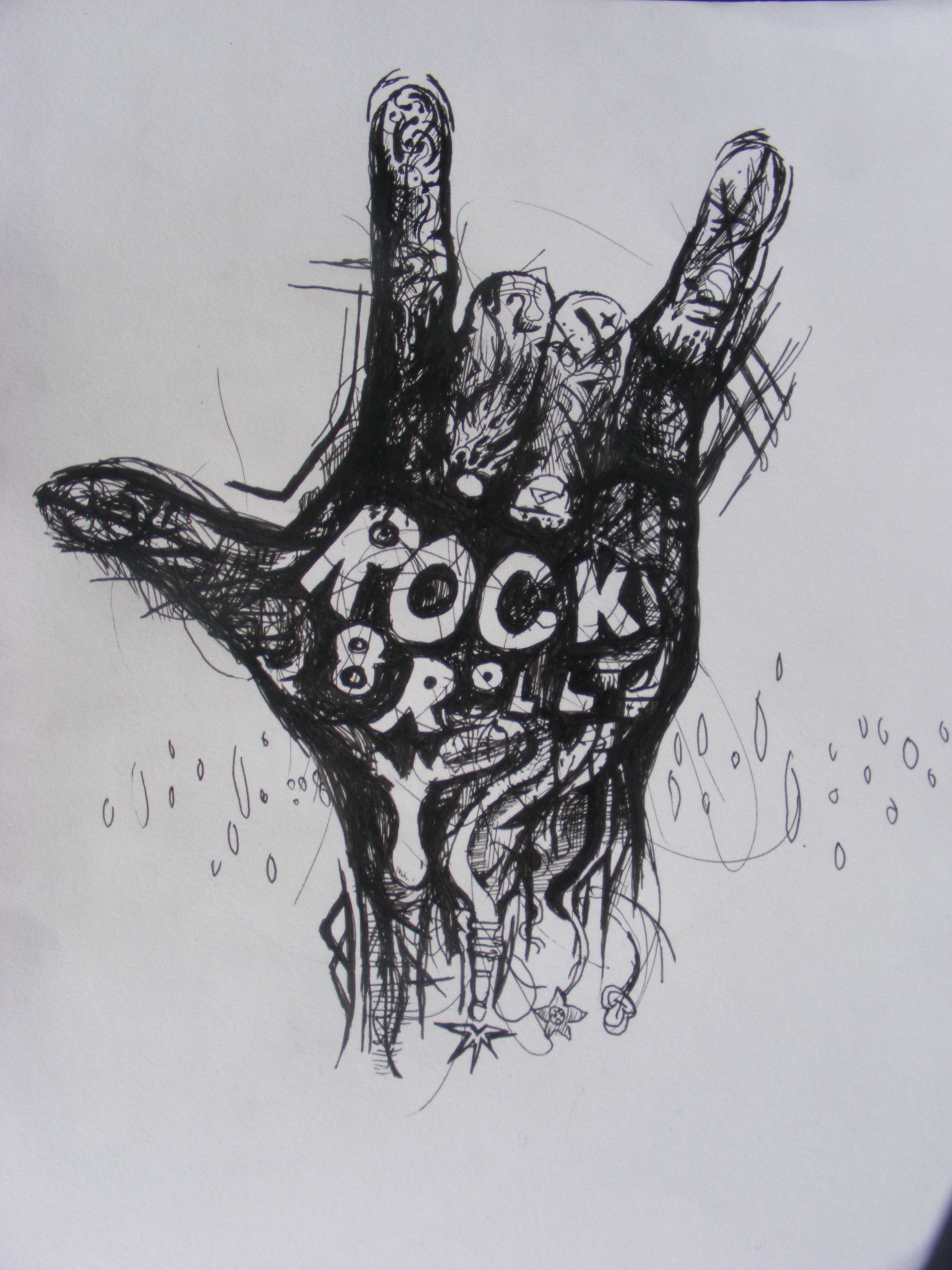 Rock And Roll Drawings at Explore collection of