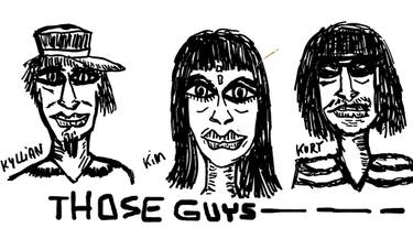 375x207 fake rock band drawings for sale saatchi art - Rock Band Drawings