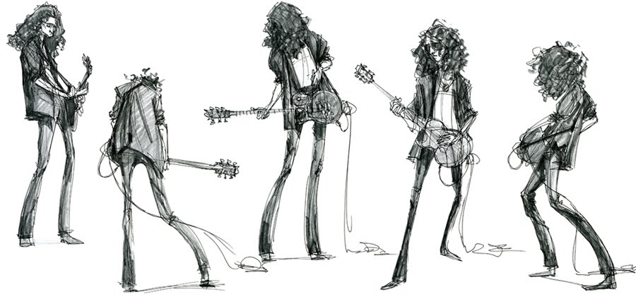 Rock Band Drawings at PaintingValley.com | Explore collection of Rock ...