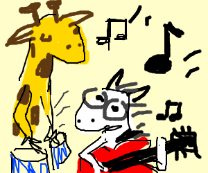 300x250 animal rock band drawing - Rock Band Drawings