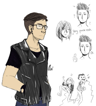 320x352 Rockband Drawings On Paigeeworld Pictures Of Rockband - Rock Band Drawings