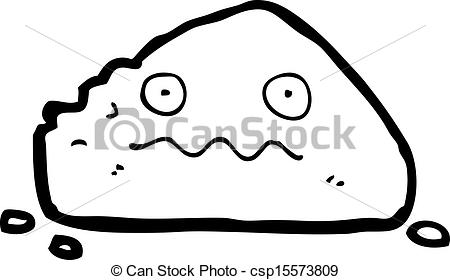 450x280 Cartoon Rock With Face - Rock Cartoon Drawing