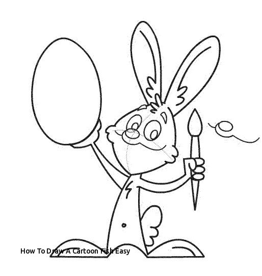 514x541 How To Draw A Cartoon Fish Easy Rock Cartoon Drawing - Rock Cartoon Drawing