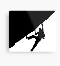 210x230 Rock Climbing Drawing Metal Prints Redbubble - Rock Climbing Drawing