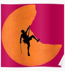 210x230 Rock Climbing Drawing Posters Redbubble - Rock Climbing Drawing