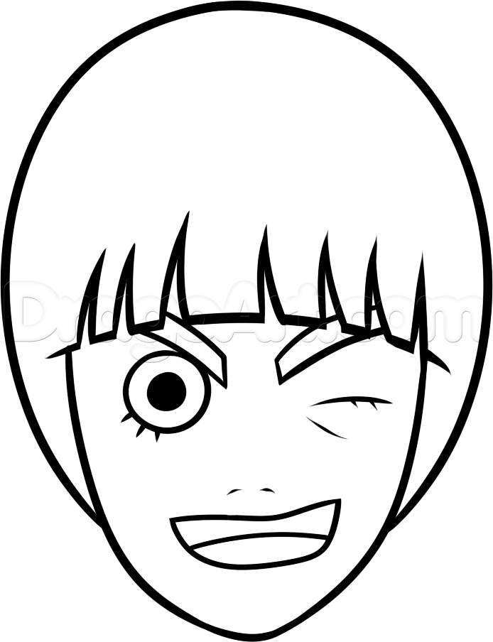 694x904 How To Draw Rock Lee Easy, Step - Rock Lee Drawing