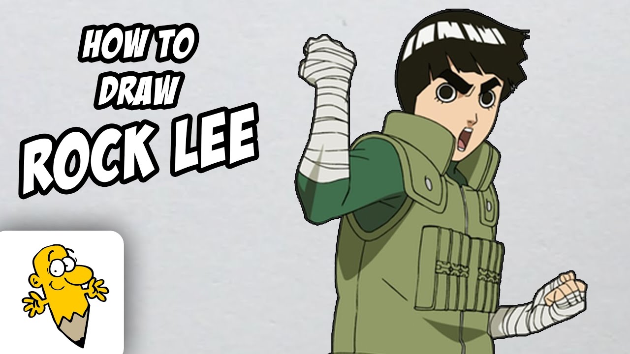 1280x720 How To Draw Rock Lee - Rock Lee Drawing