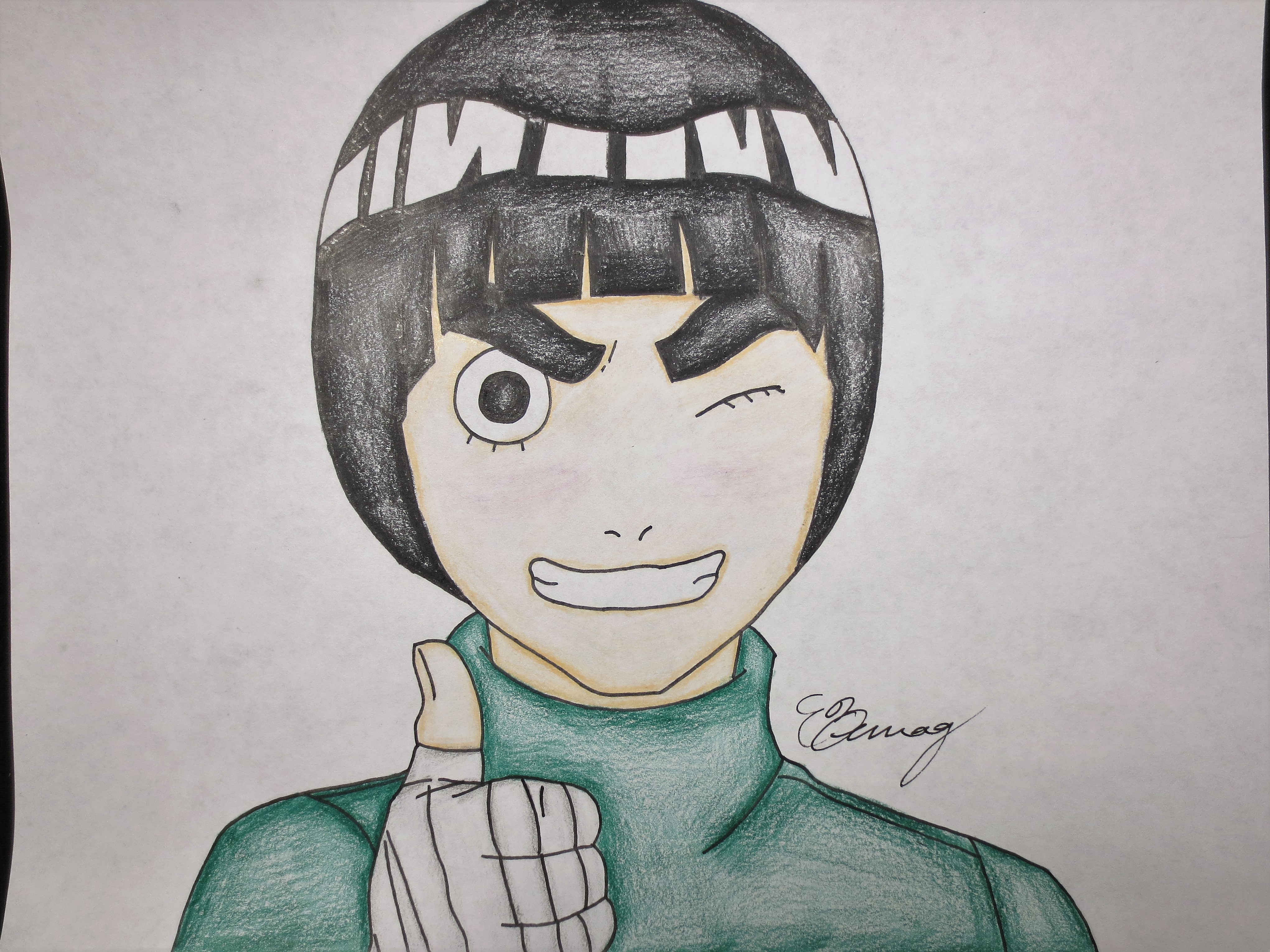 4082x3062 Rock Lee - Rock Lee Drawing