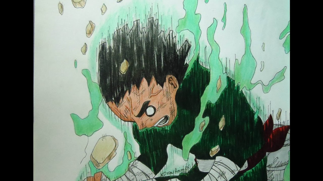 1280x720 Drawing Dibujando A Rock Lee - Rock Lee Drawing