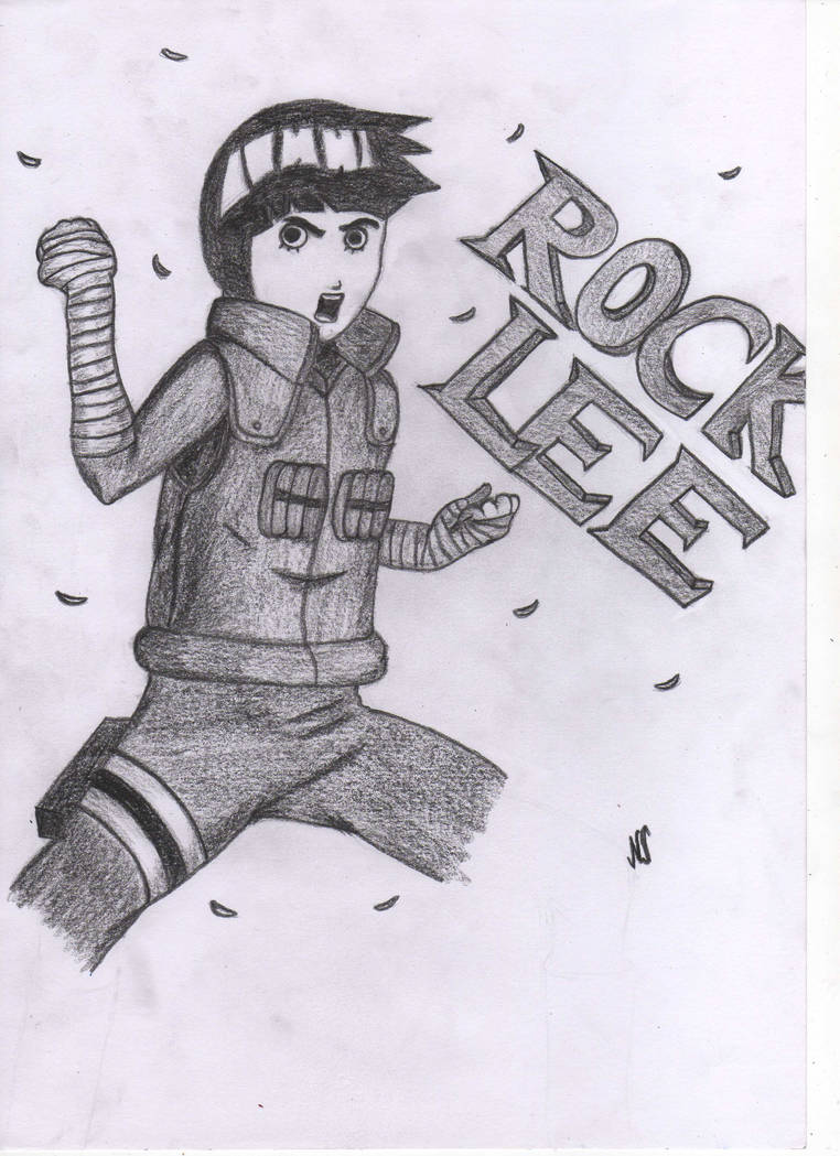762x1049 Drawing Of Rock Lee - Rock Lee Drawing