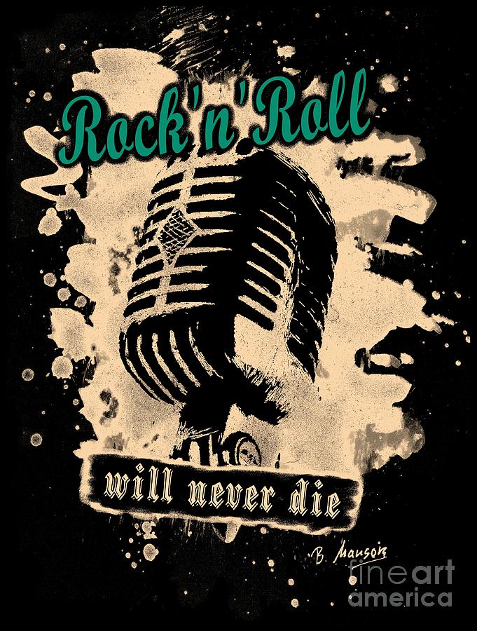 681x900 Rock N Roll Microphone Drawing - Rock N Roll Drawings