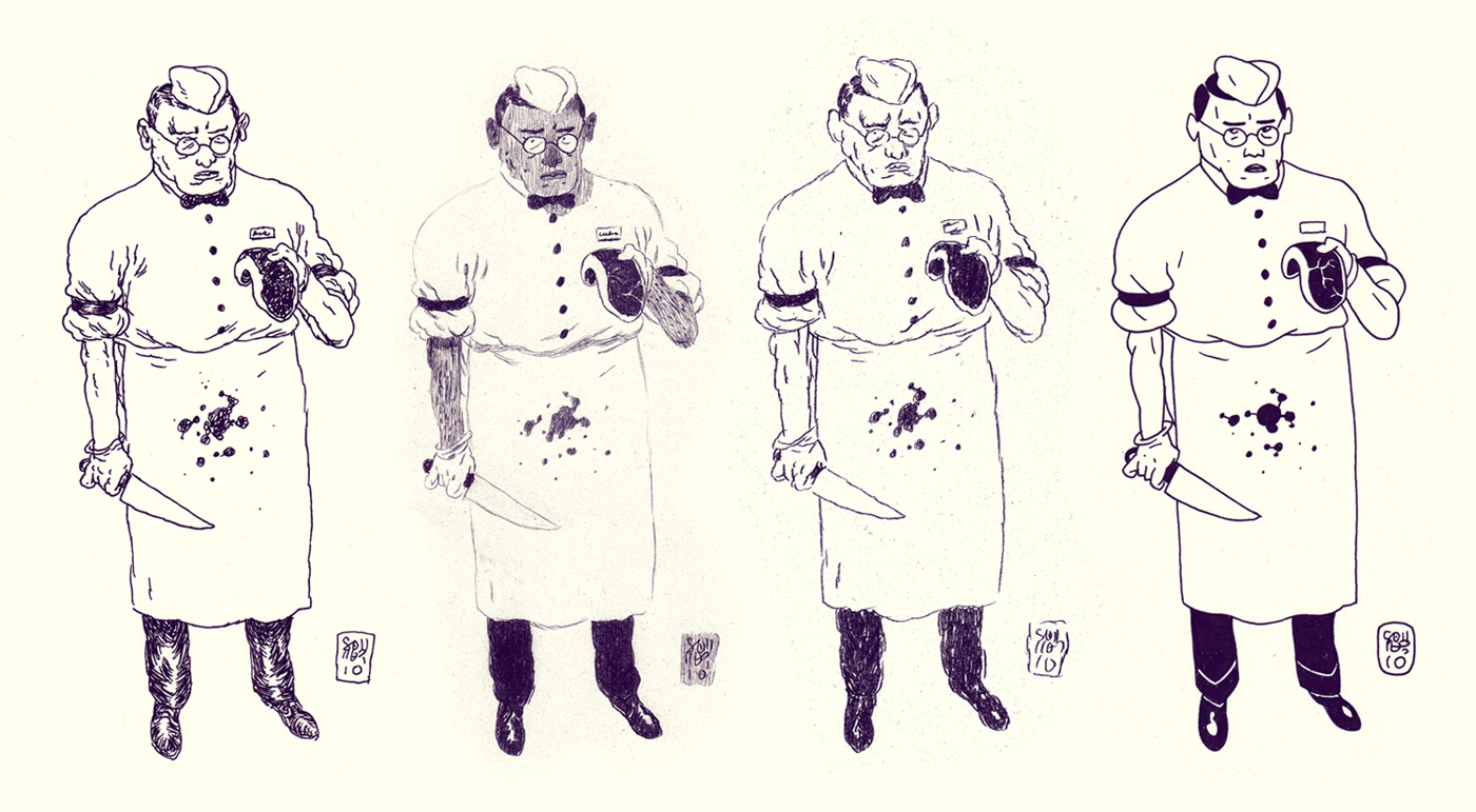 1400x771 satan said draw meat + rock n' roll - Rock N Roll Drawings