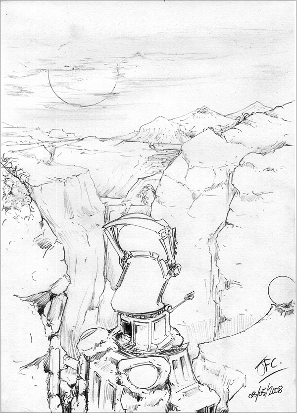 600x834 Drawings - Rock Wall Drawing