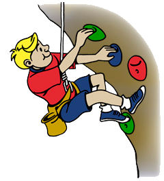 240x264 Rock Climbing Classes - Rock Wall Drawing