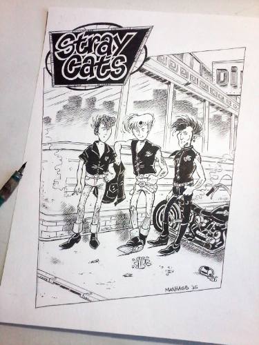 375x500 franco belgian rockabilly drawing - Rockabilly Drawings