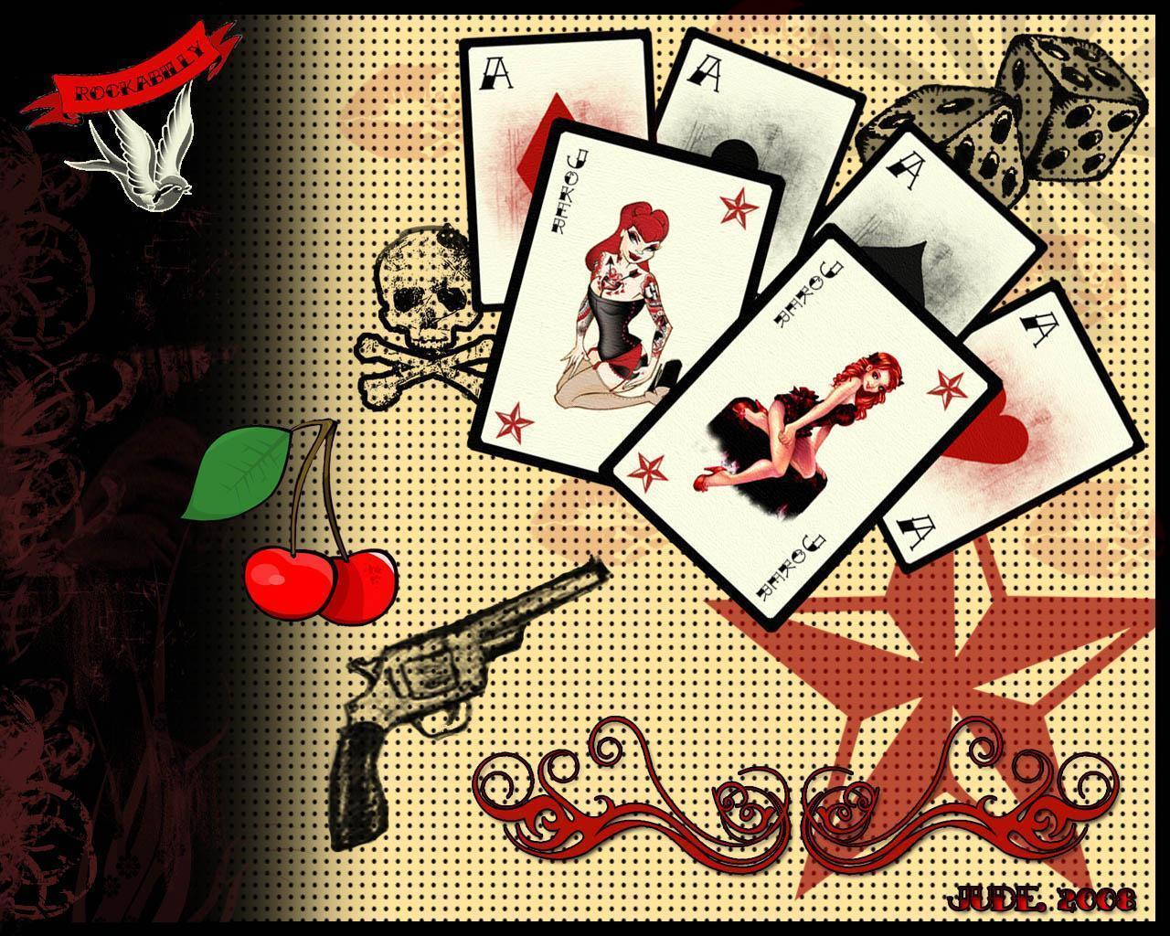 1280x1024 rockabilly wallpapers - Rockabilly Drawings