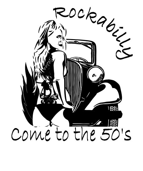 458x550 Rockabilly Pin Up Girl Posters - Rockabilly Pin Up Drawing