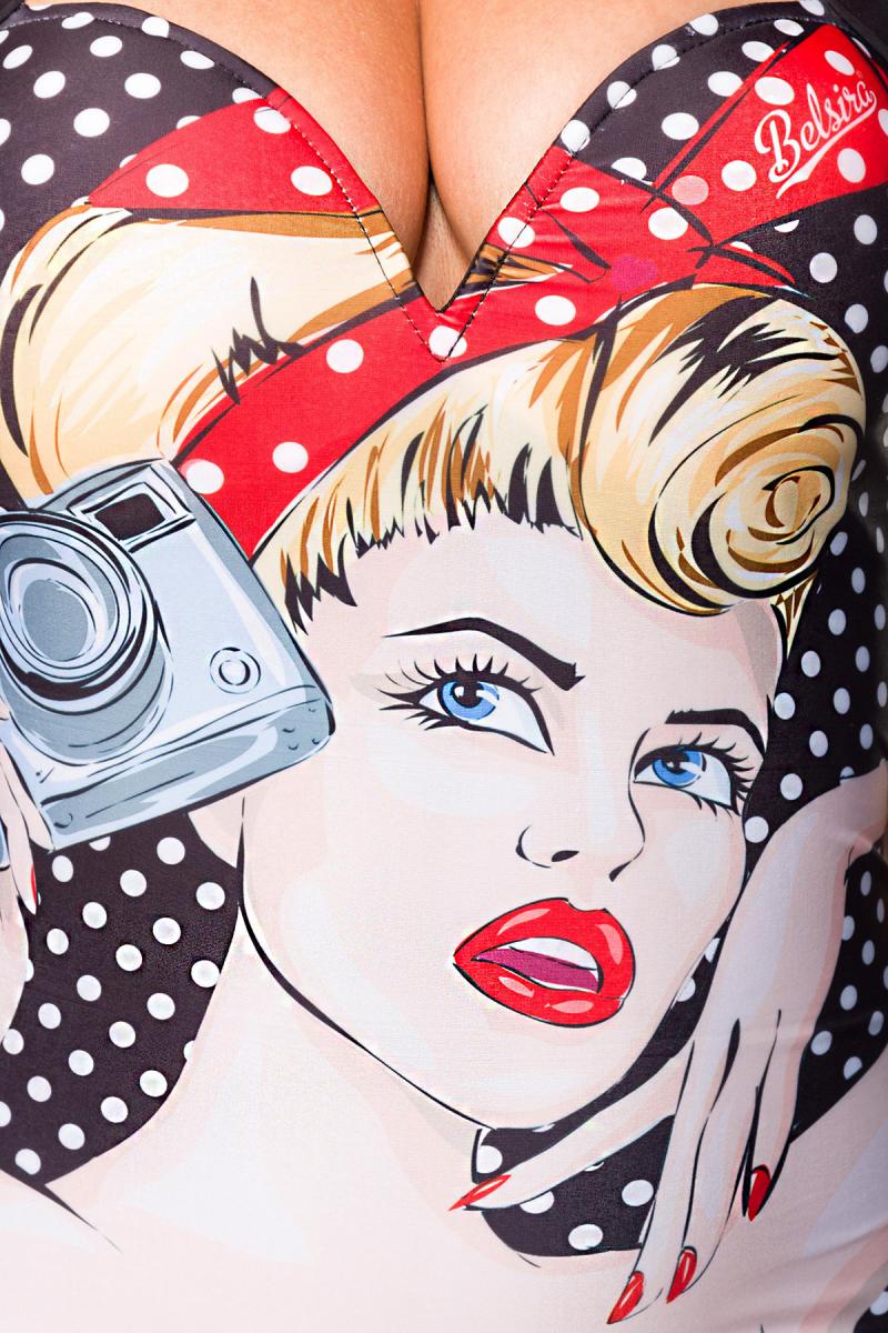 800x1200 Bike Parts - Rockabilly Pin Up Drawing