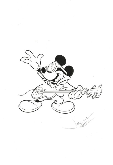481x700 mickey mouse rocker - Rocker Drawing