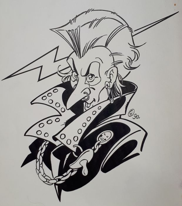 619x700 crisse - Rocker Drawing