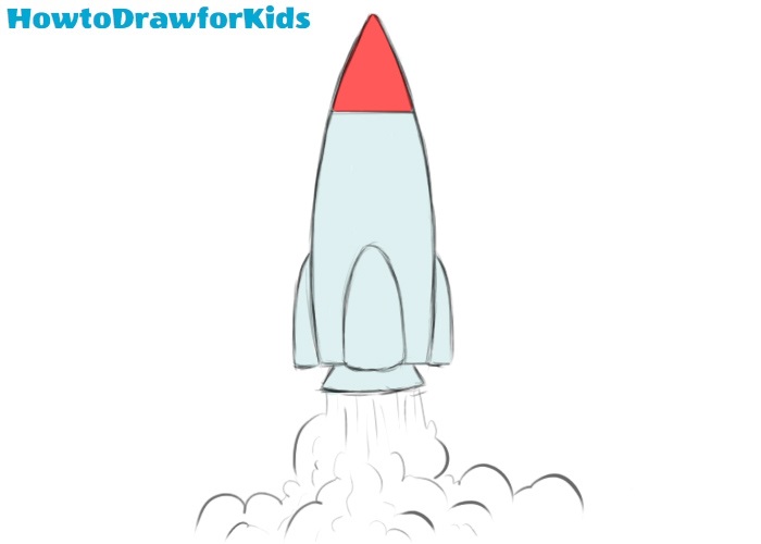 700x500 how to draw a rocket for kids how to draw for kids - Rocket Drawing