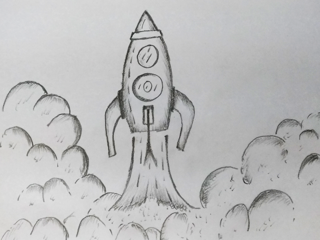 Rocket Drawing at Explore collection of Rocket Drawing