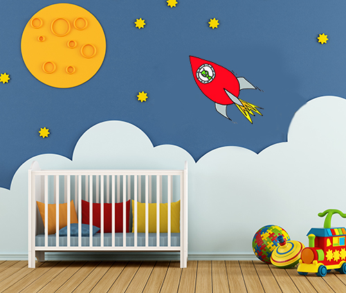 500x424 learn to draw a space ship in steps learn to draw - Rocket Drawing For Kids