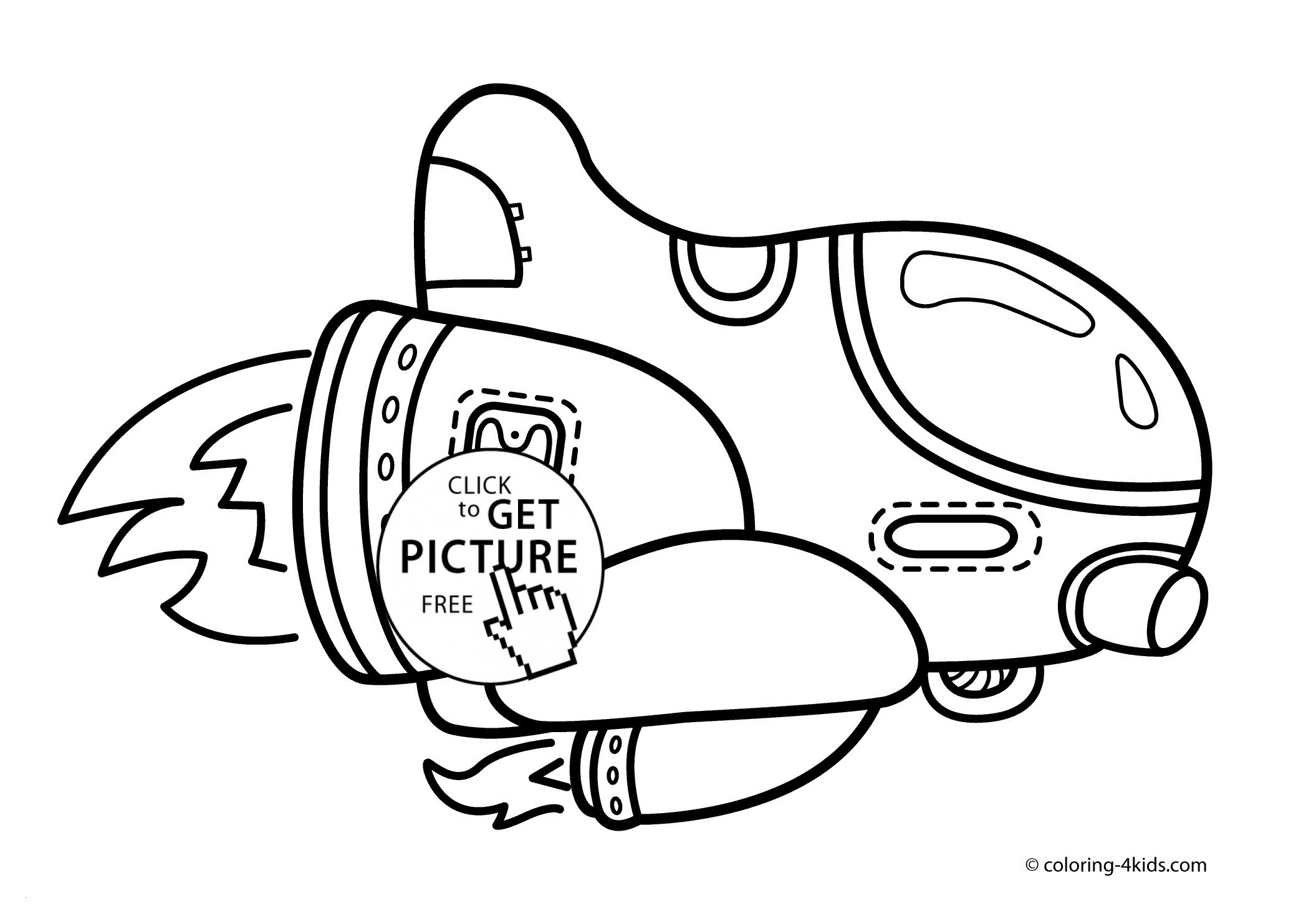 2079x1483 Rocket Drawing Best Ship Coloring Pages New Space For Kids - Rocket Drawing For Kids