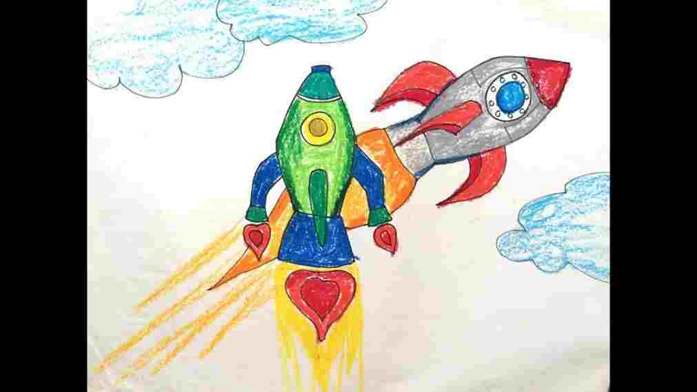1011x569 rocket drawing for kids can draw space rocket youtuberhyoutubecom - Rocket Drawing For Kids
