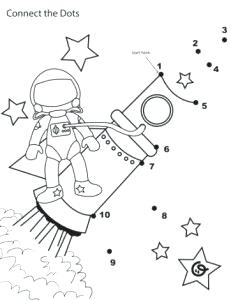 231x300 rocket drawing math connect dot to dot rocket worksheets for kids - Rocket Drawing For Kids