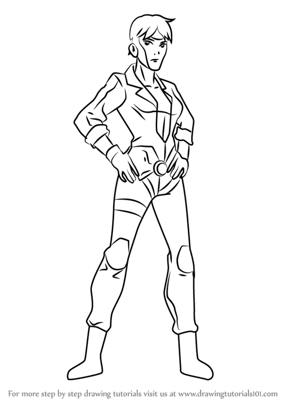 567x800 Learn How To Draw Rocket From Young Justice - Rocket Drawing Images