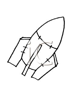 263x350 Simple Rocket Drawing - Rocket Drawing Images