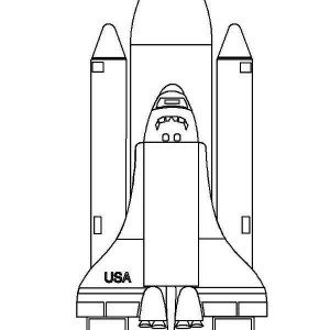 300x300 rocket ship huge blast coloring page - Rocket Drawing Images