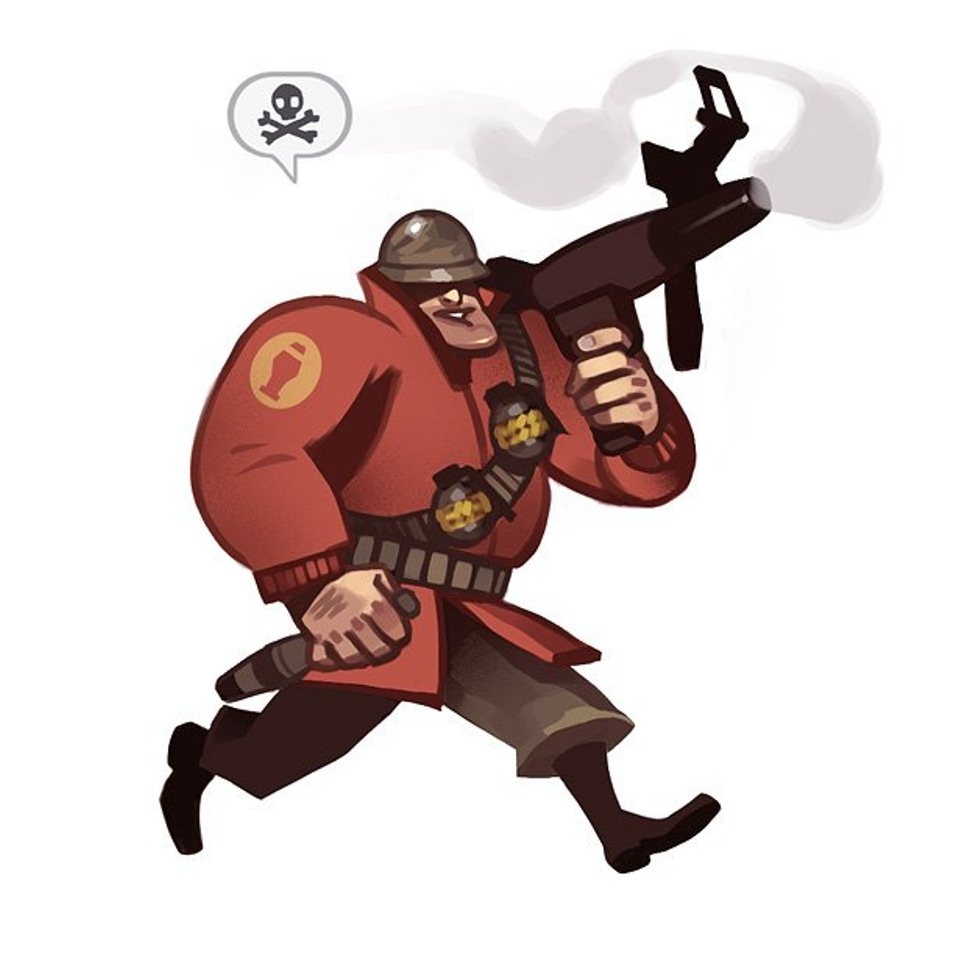 958x958 Man Rocket Launcher Drawing Rob Laro - Rocket Launcher Drawing