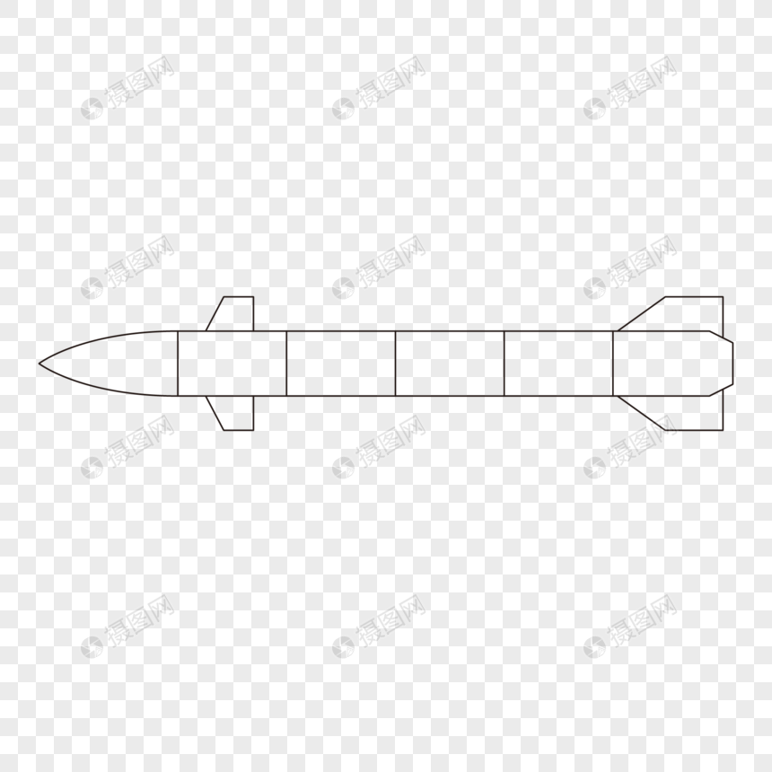 860x860 Line Drawing Military Rocket Png Image Picture Free Download - Rocket Line Drawing
