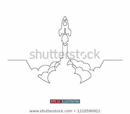 450x395 Rocket Drawing Template - Rocket Line Drawing