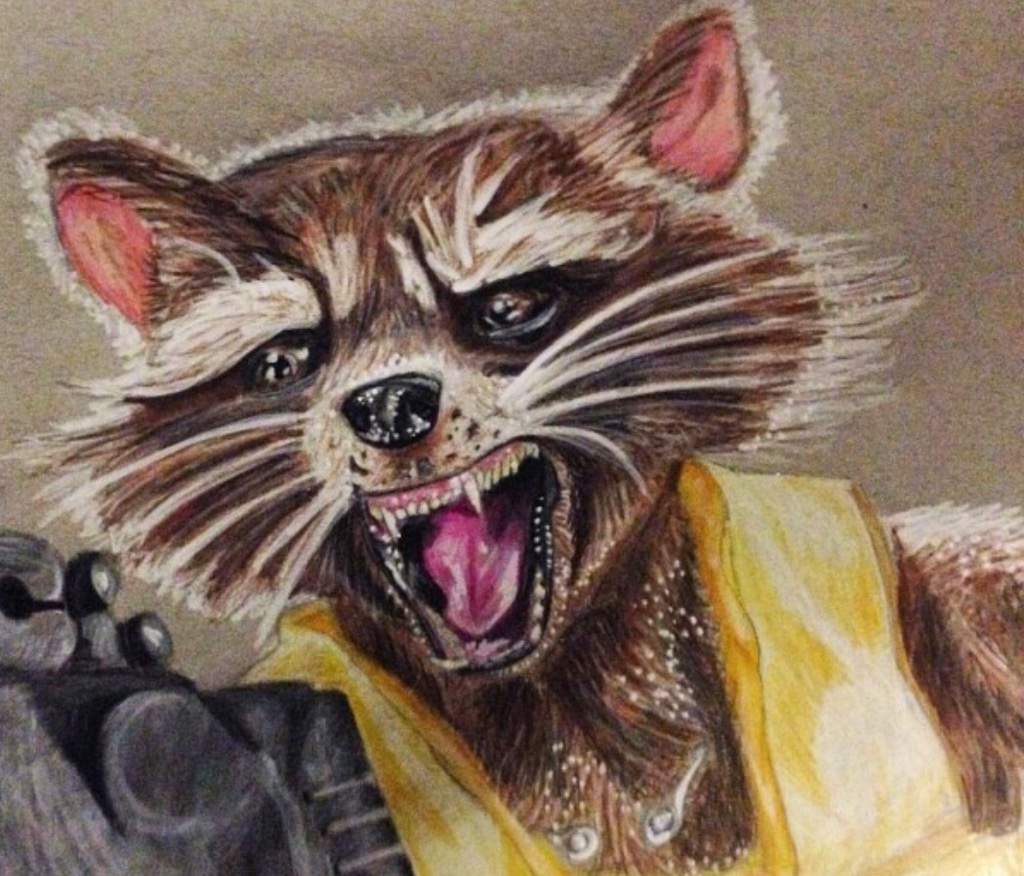 1024x876 Rocket Raccoon Drawing! Marvel Amino - Rocket Raccoon Drawing
