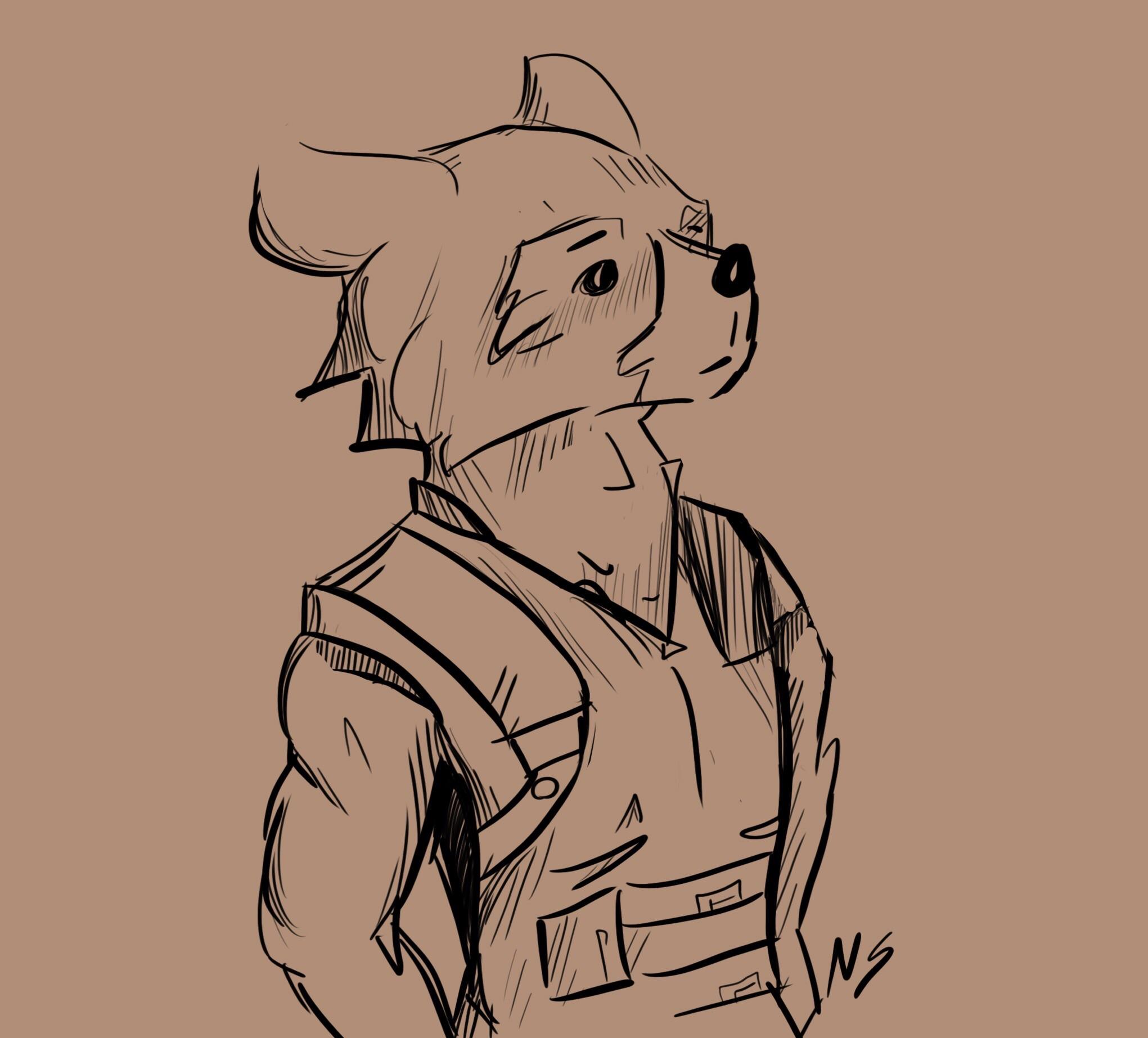 2041x1845 Rocket Raccoon Sketch Drawing - Rocket Raccoon Drawing