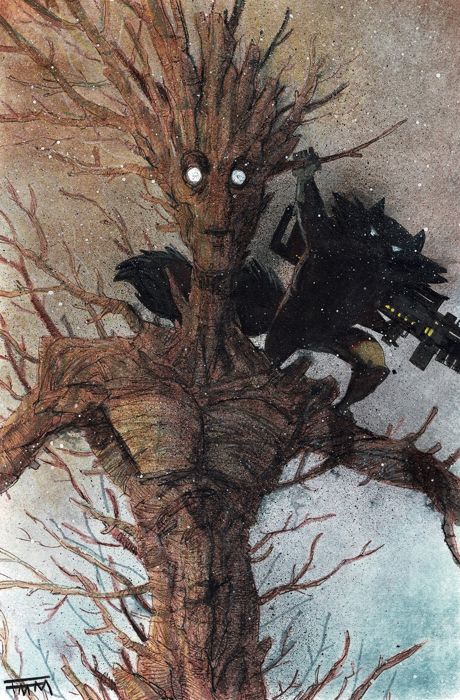 460x700 groot rocket raccoon - Rocket Raccoon Drawing