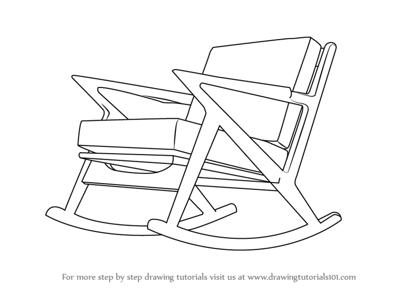800x566 learn how to draw rocking chair - Rocking Chair Drawing